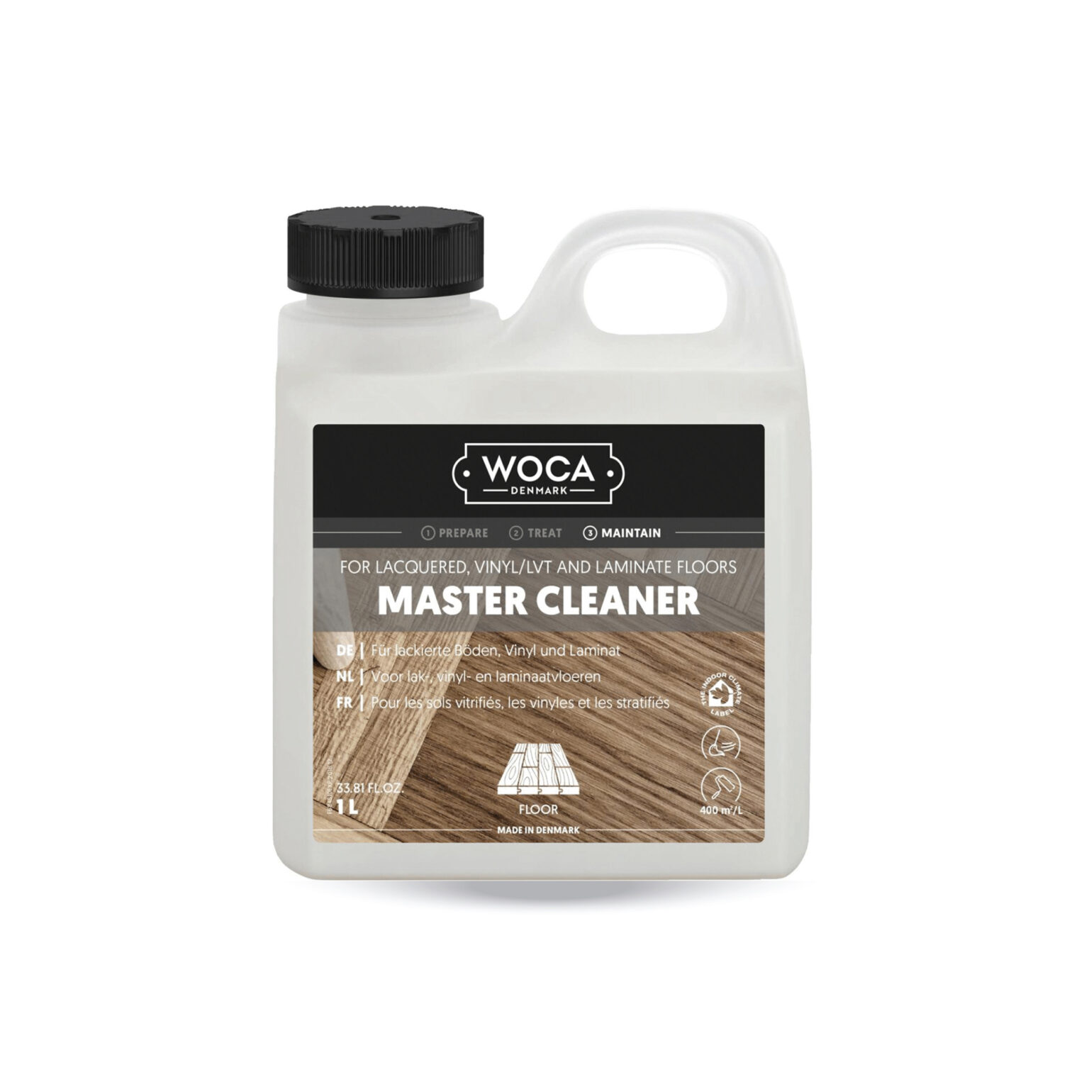 Woca Vinyl and Lacquer Master Cleaner (1 Litre) ADM Flooring
