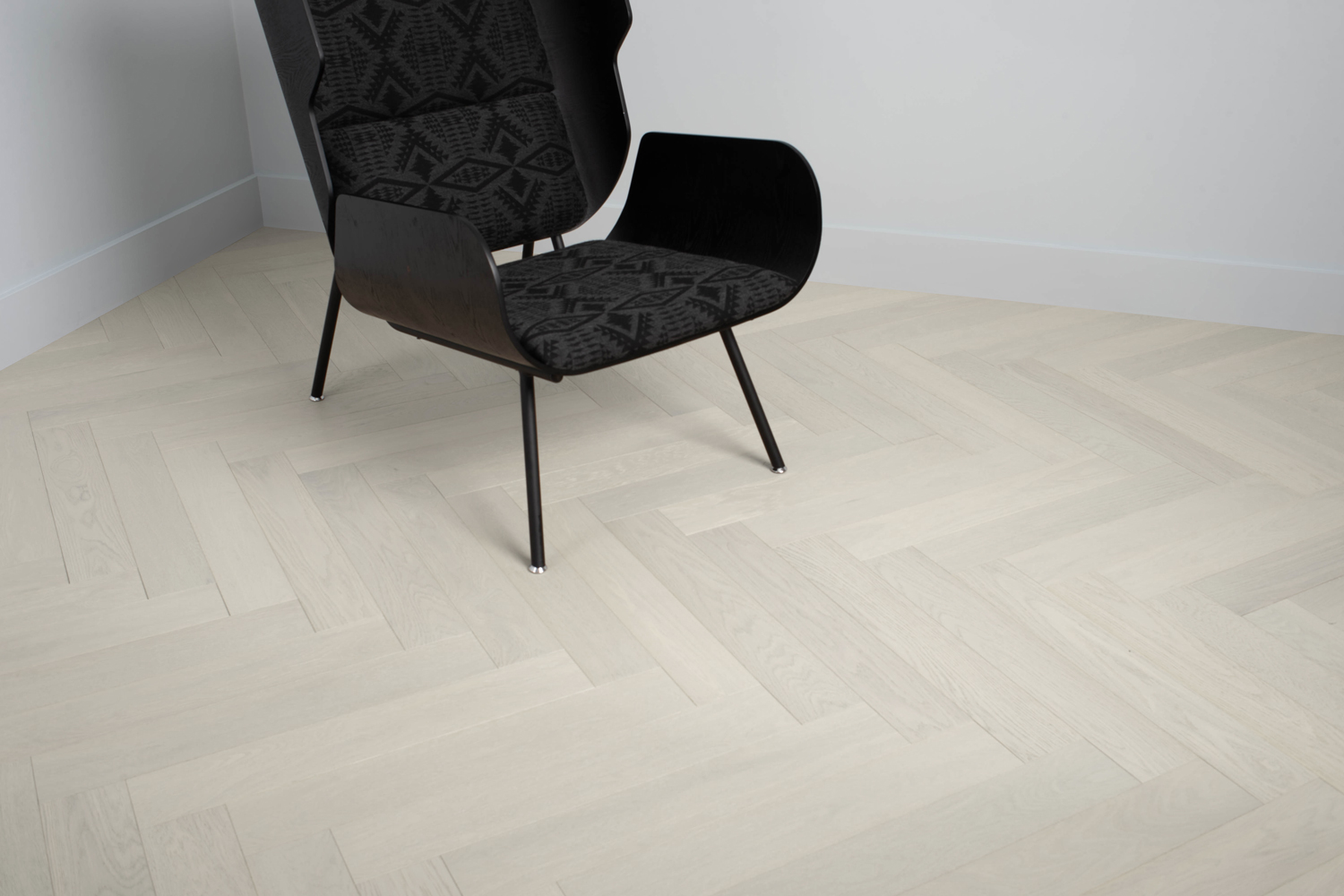 Herringbone - White Rustic Oak LVT Flooring