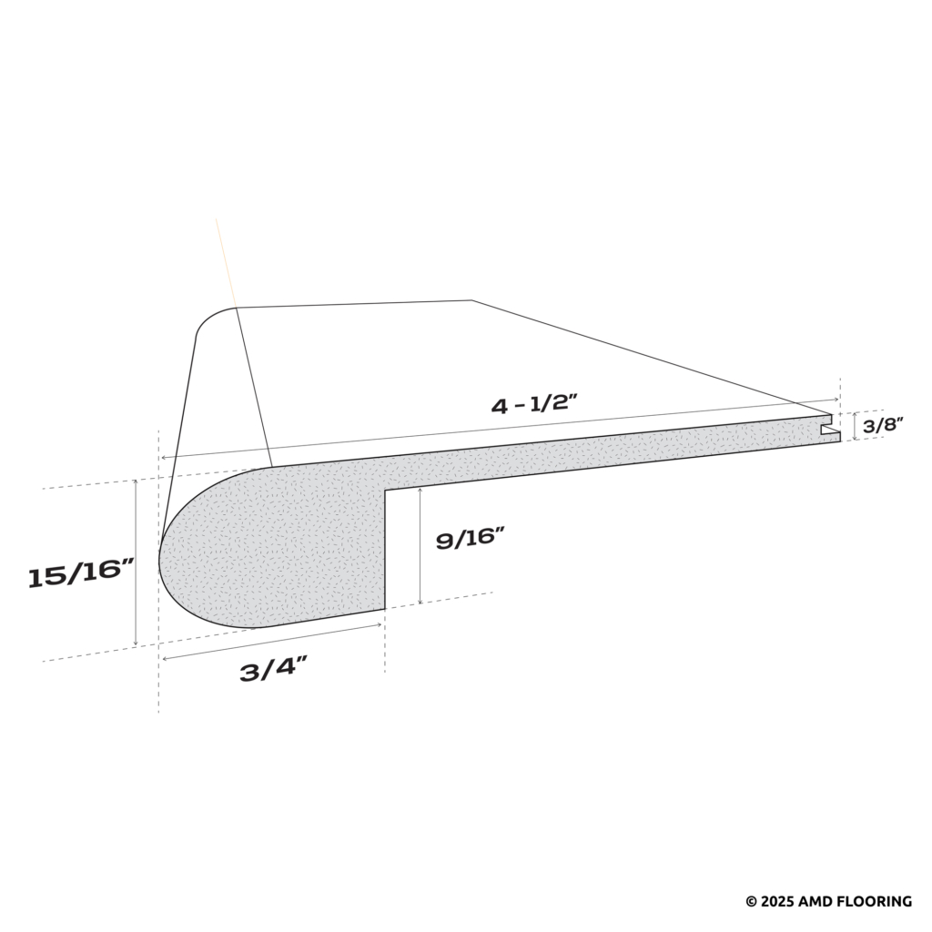 Round Stair Nose (XDF)