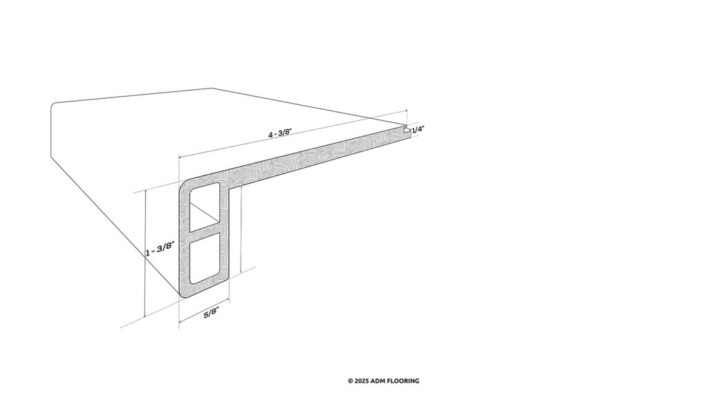 Square Stair Nose (LVP)
